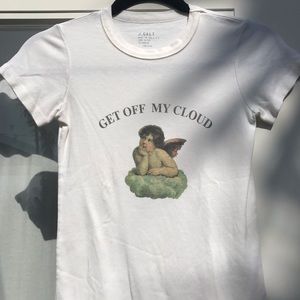 Brandy Melville “get of my cloud” t-shirt